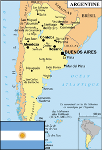 carte argentine Argentine gb