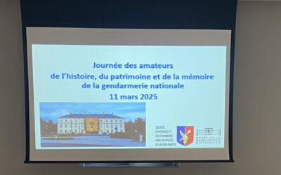 11 mars 2025 : des amateurs de l’histoire, du patrimoine et de la mémoire de la gendarmerie se sont réunis à Melun